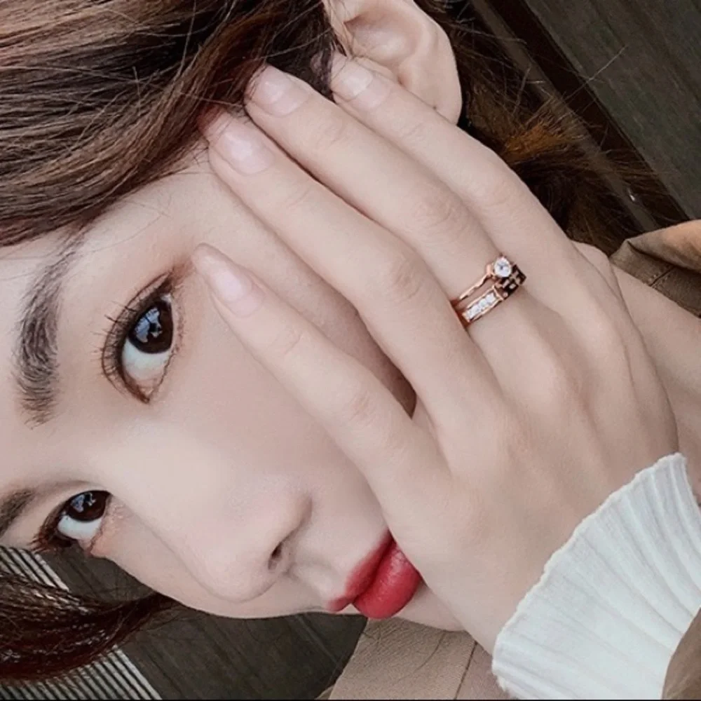 💎 BOGO❗️ Zirconia Stone Rose Gold Ring